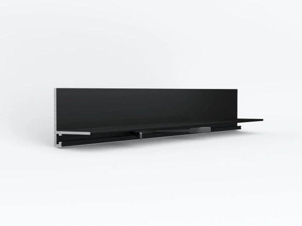 Микроплинтус LACONISTIQ Micro-L угловой Чёрный МУАР